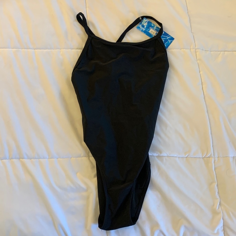 One piece bathing suit 32, black
